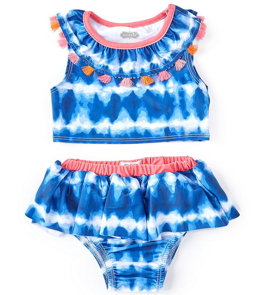 Starting Out Baby Girls 3-24 Months Ruffled Pineapple One-Piece Swimsuit