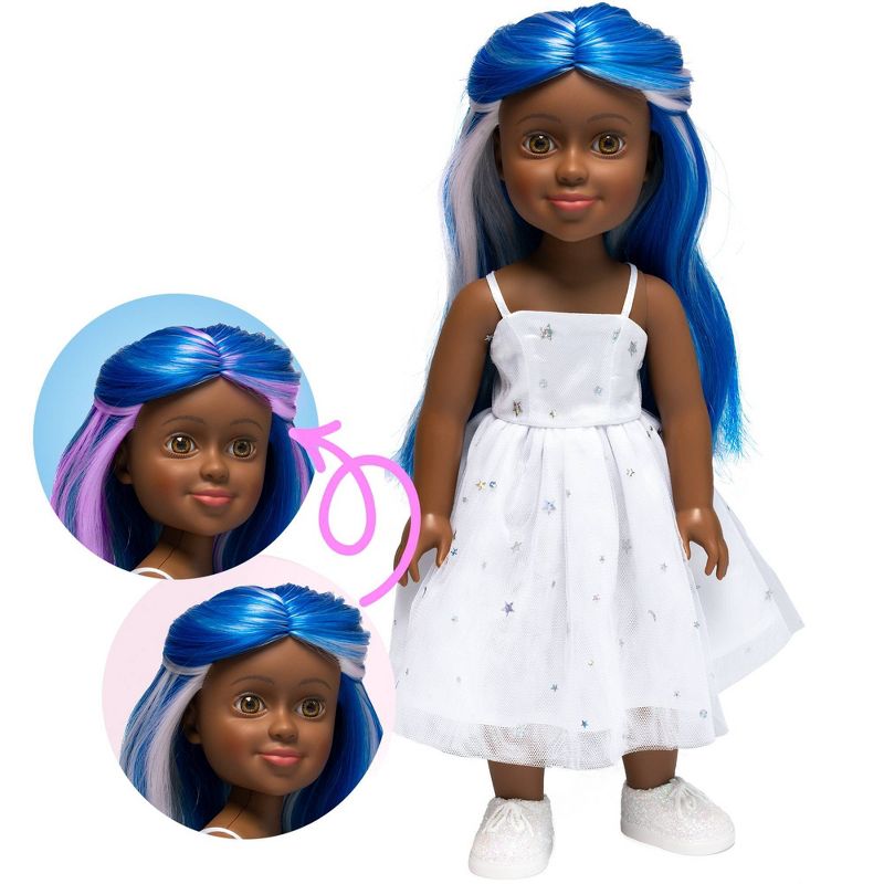 I'M A WOW Olivia The Stargirl 14" Fashion Doll with Color-Changing Hair