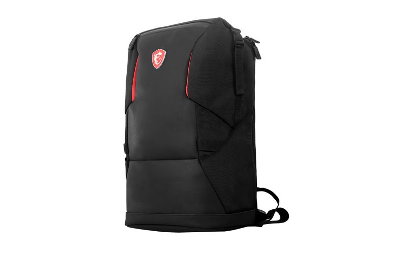 MSI Urban Raider Gaming Backpack Black - Fits up to 17" Laptops - Rated IPX2 for water resistance - Lightweight polyester exterior