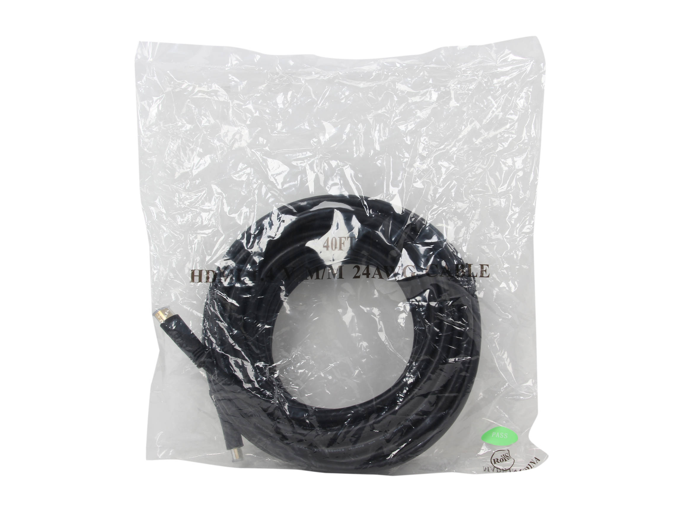 Kaybles NMHD-40MM 40 ft. High Speed HDMI Cable with Ethernet, CL2 rating, 24AWG Gold Plated