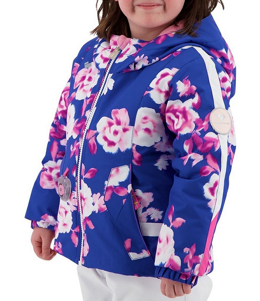 Obermeyer Little/Big Girls 1-8 Iris Bluebird Day Print Ski Jacket