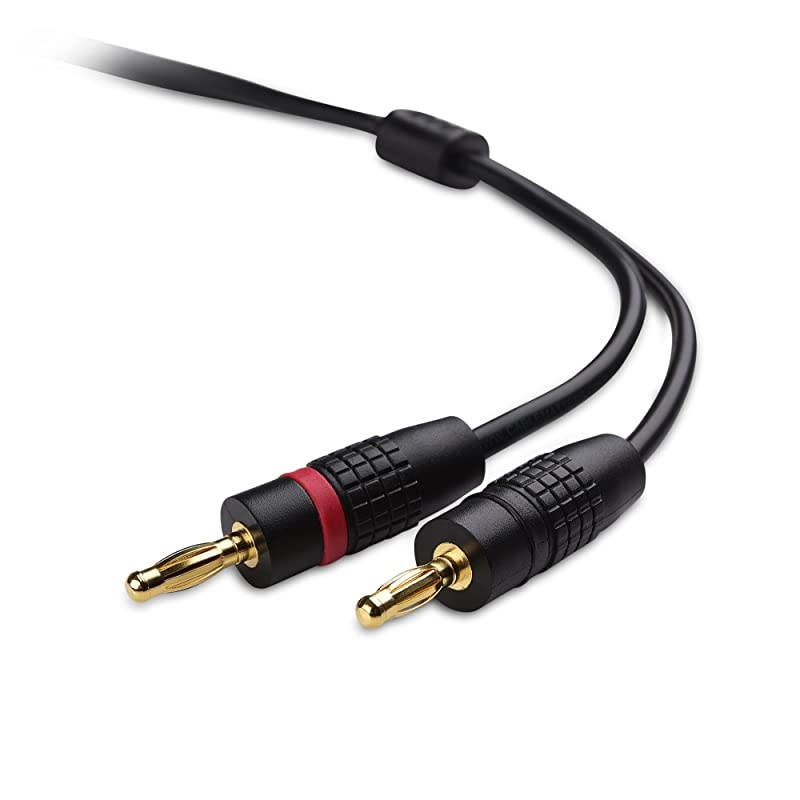 Heavy Duty 12 AWG OxygenFree Bare Copper Banana Plug Speaker 15 Feet