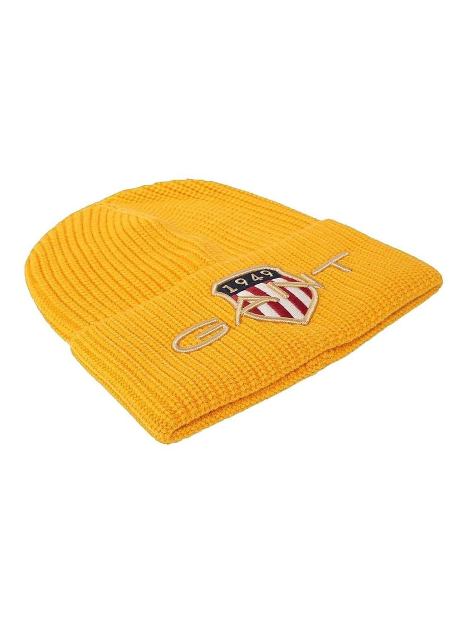 Gant Kids Yellow Unisex Beanies (L-XL)