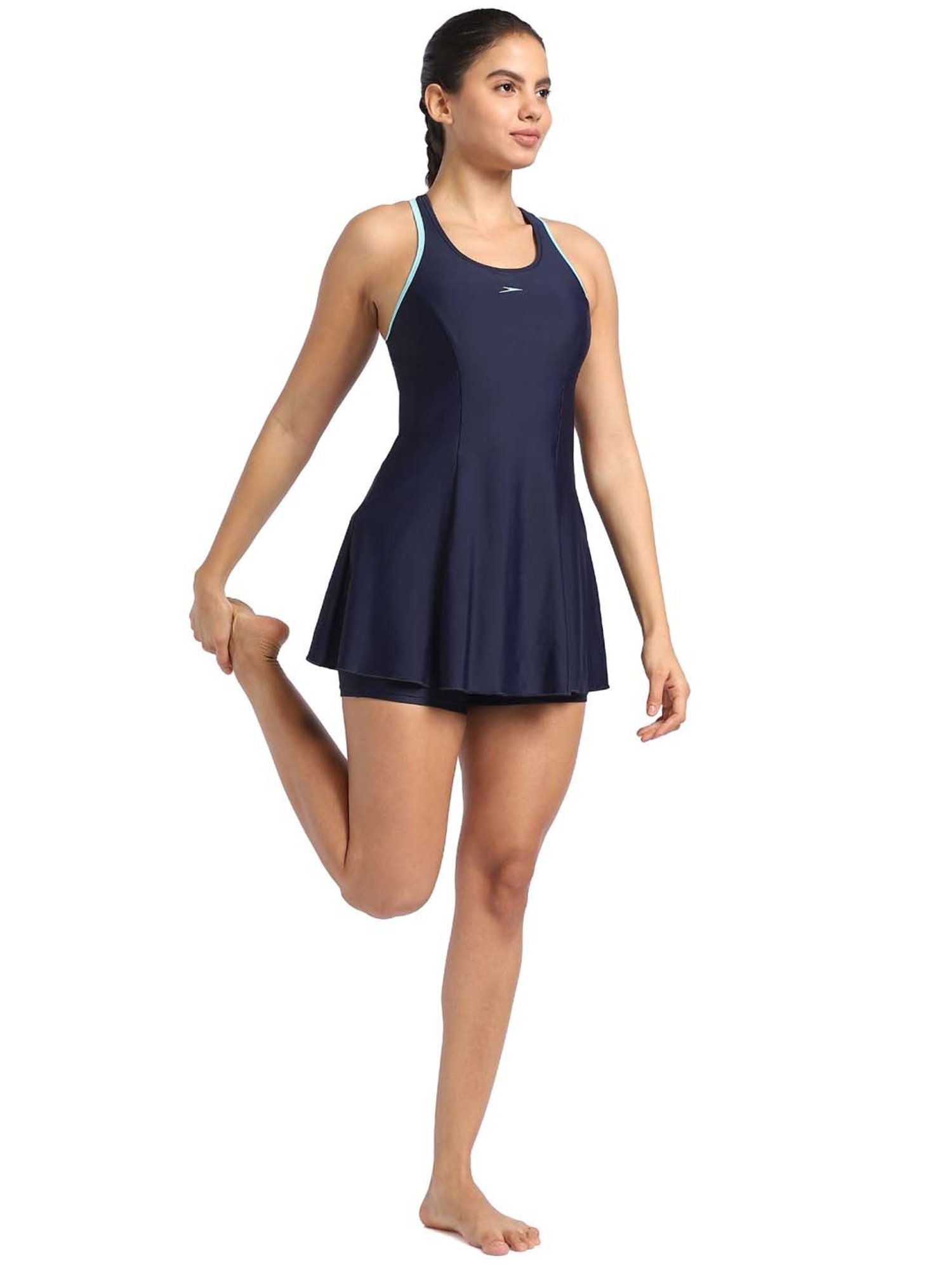 Speedo Navy Plain Swimwear