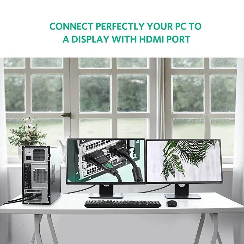 DVI to HDMI Adapter DVID 24+1Male to HDMI Female High Speed Adapter Converter Gold Plated Support 1080P for HDTV Plasma DVD Projector Computer