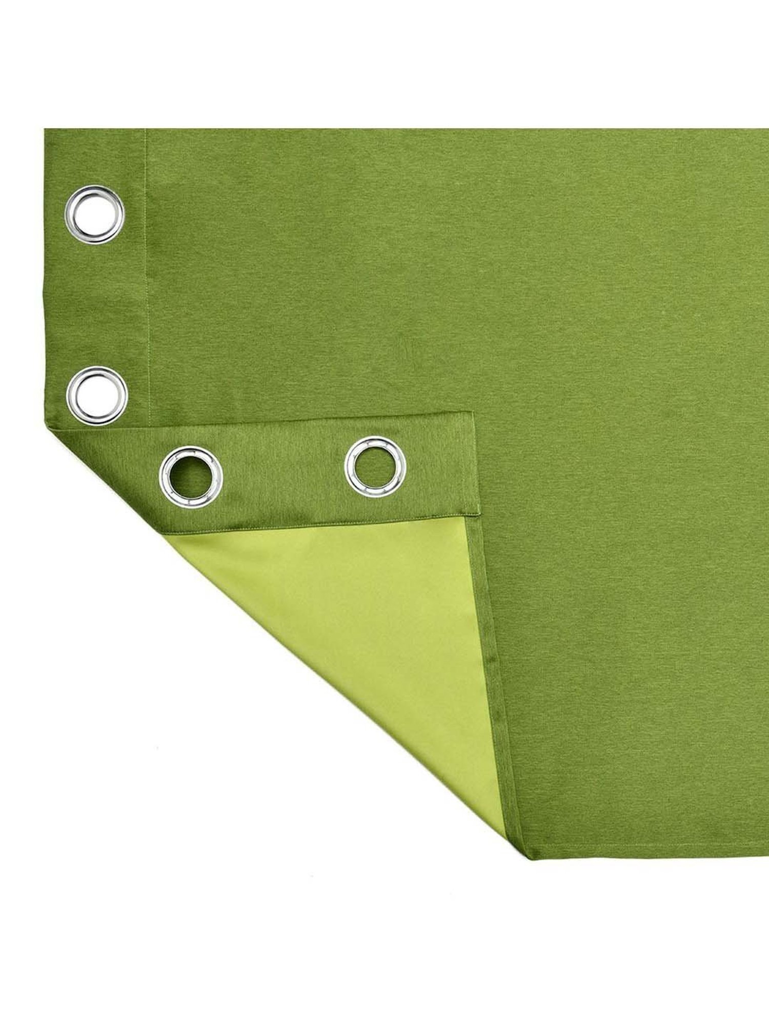 @home Visto Green Polyester 5 Ft Window Curtain - Set of 2