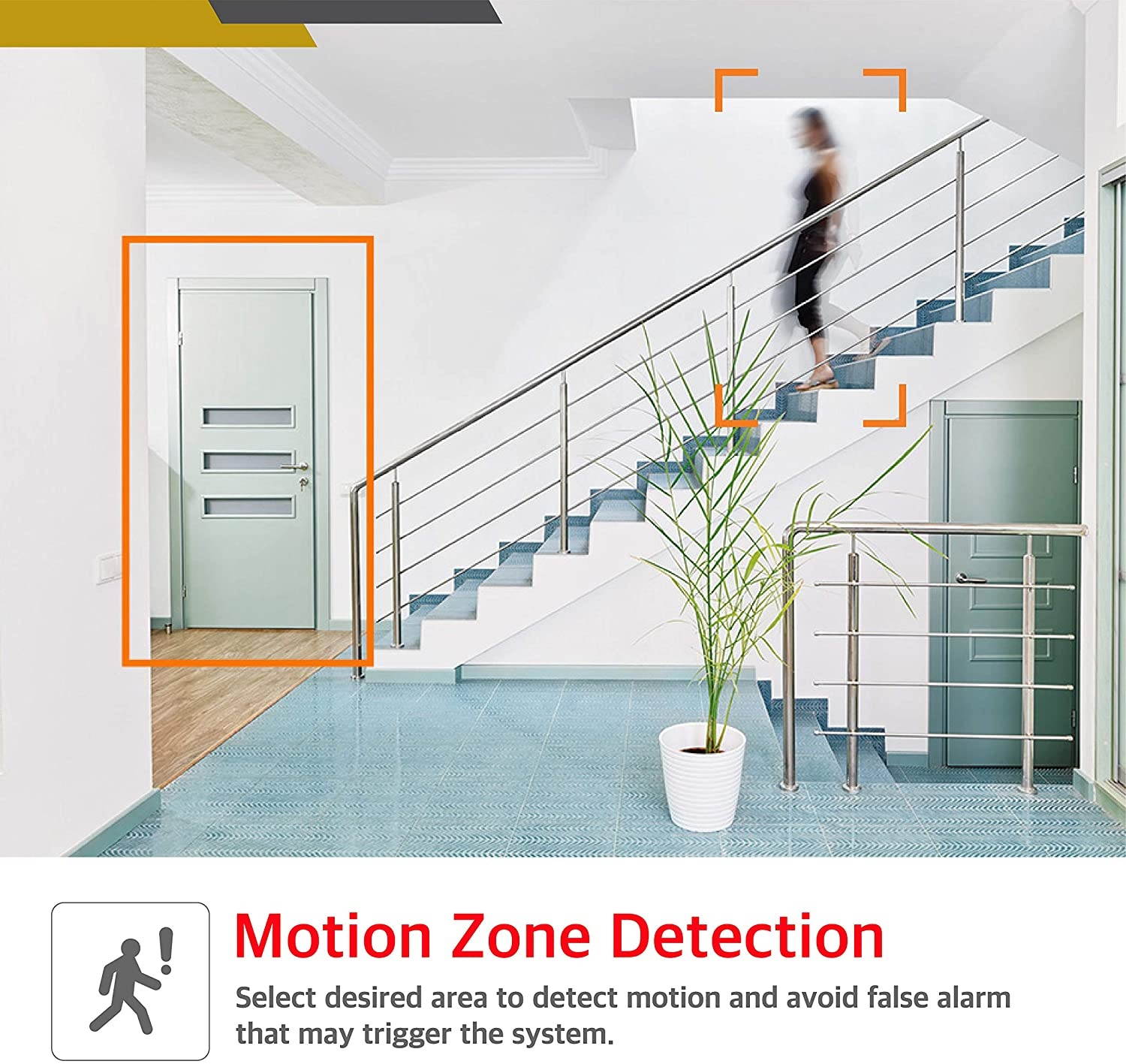 Wisenet SDC-89445BF 5MP CCTV Surveillance Weatherproof Bullet Security Camera 82ft IR Distance Plastic Housing 3.6mm Lens 104&deg; Wide Angle (Five Pack)