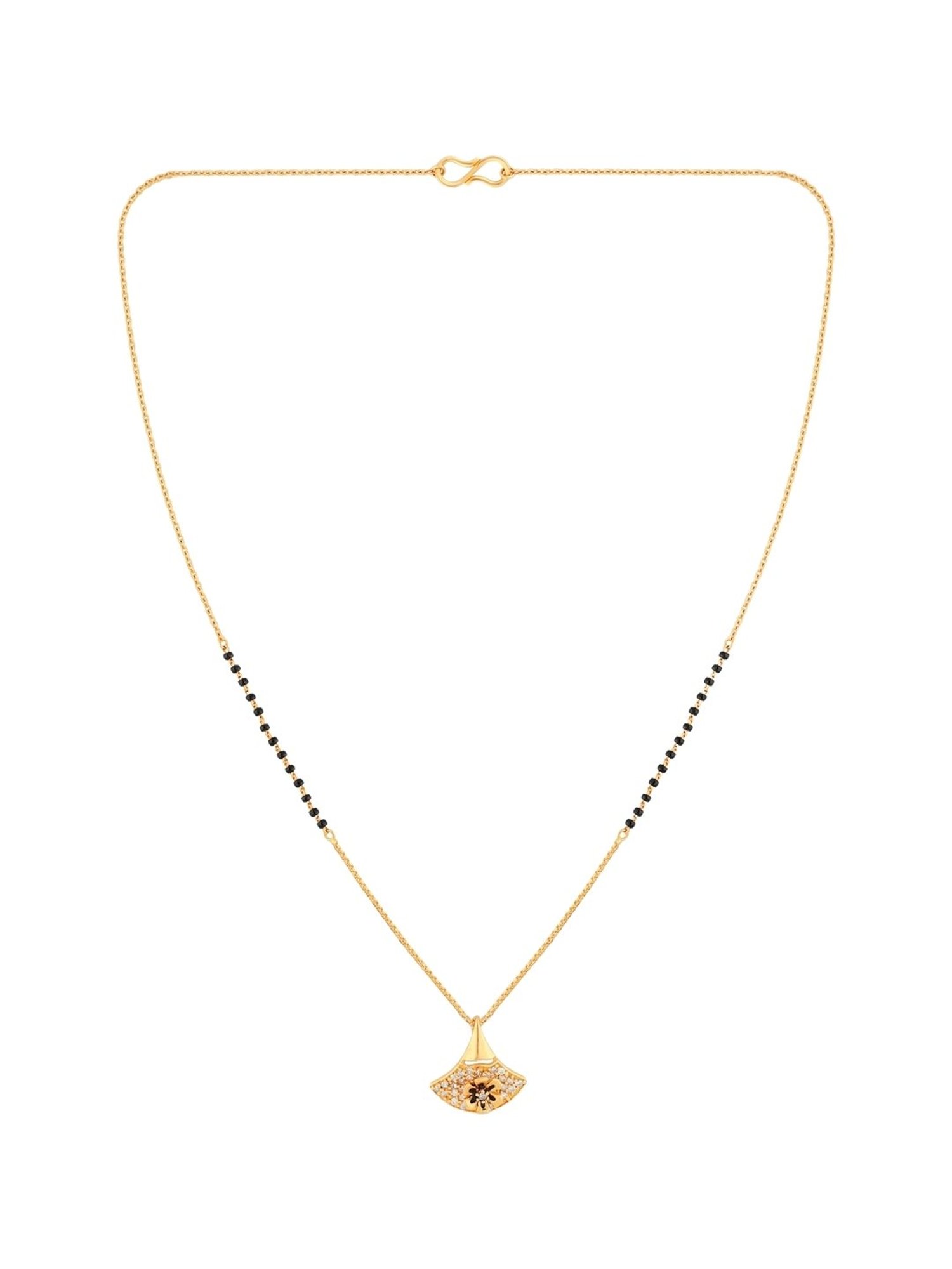 Malabar Gold and Diamonds 22k (916) BIS Hallmark Yellow Gold Mangalsutra For Women