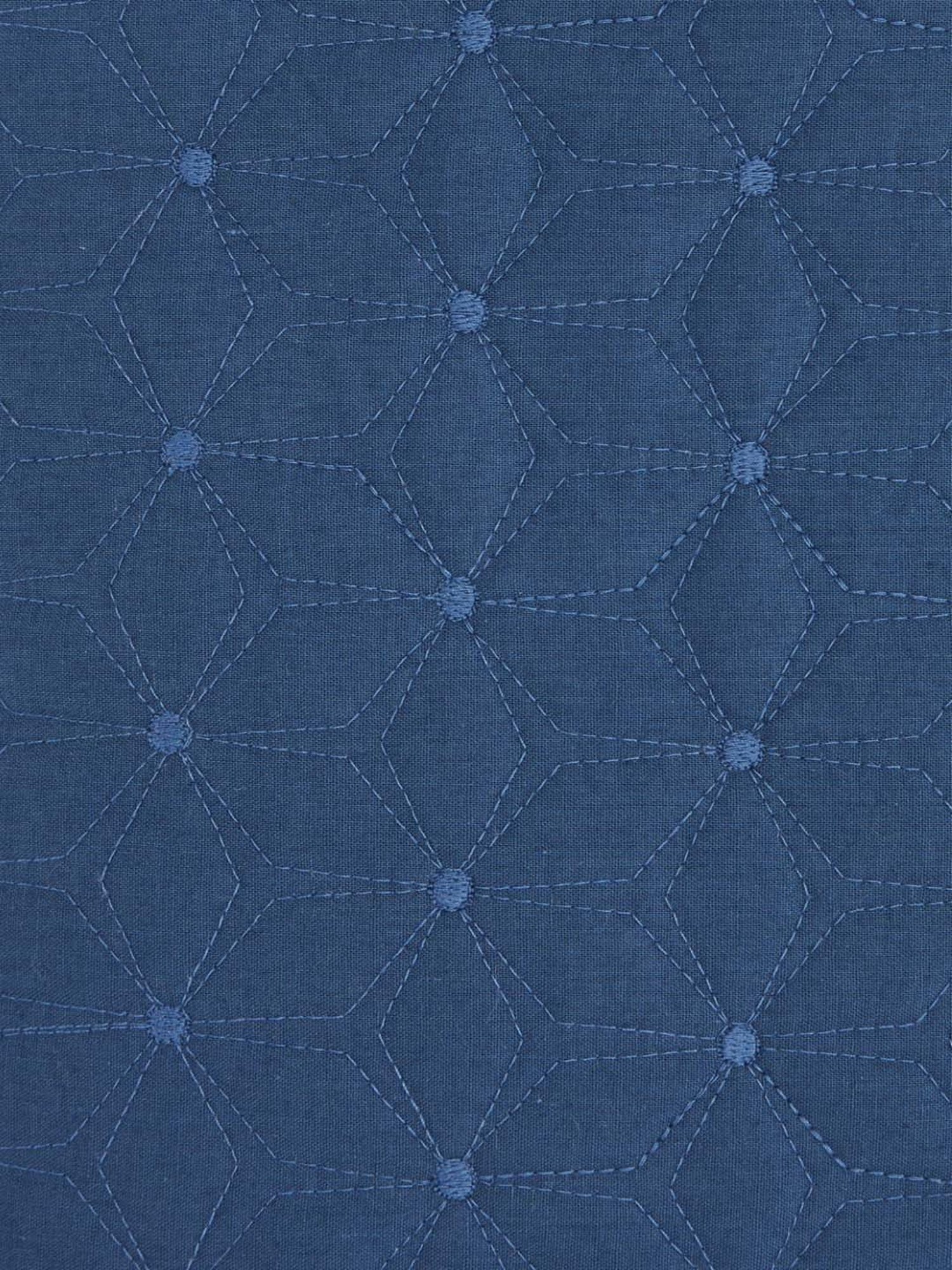 Living Scapes by Pantaloons Indigo Cotton Cushion Cover