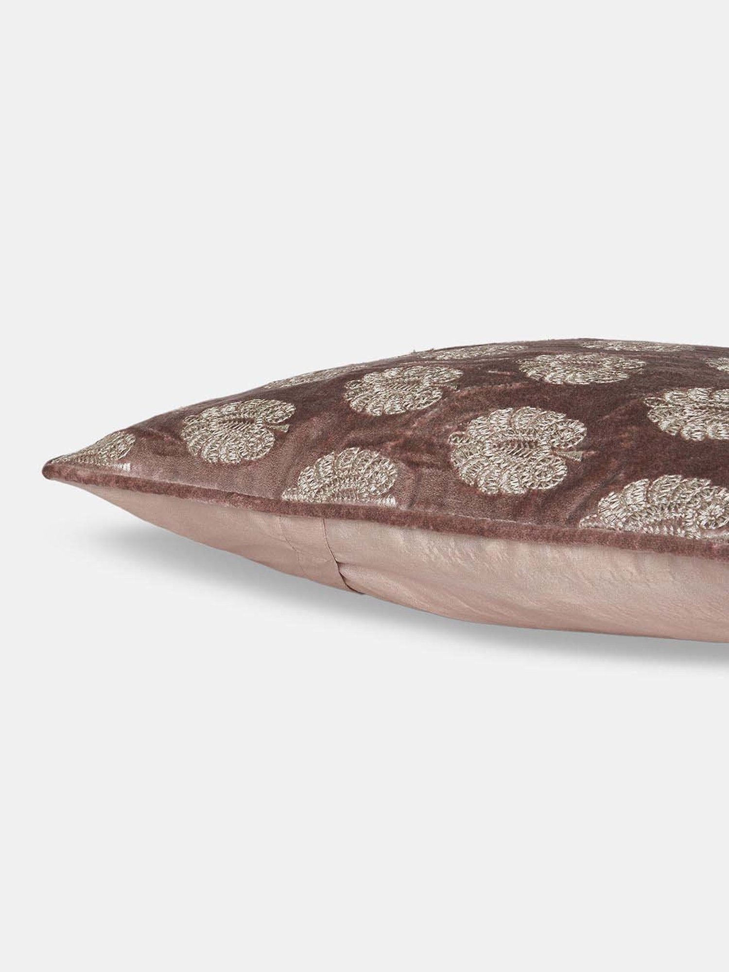 Living Scapes by Pantaloons Beige Fabric Cushion Cover