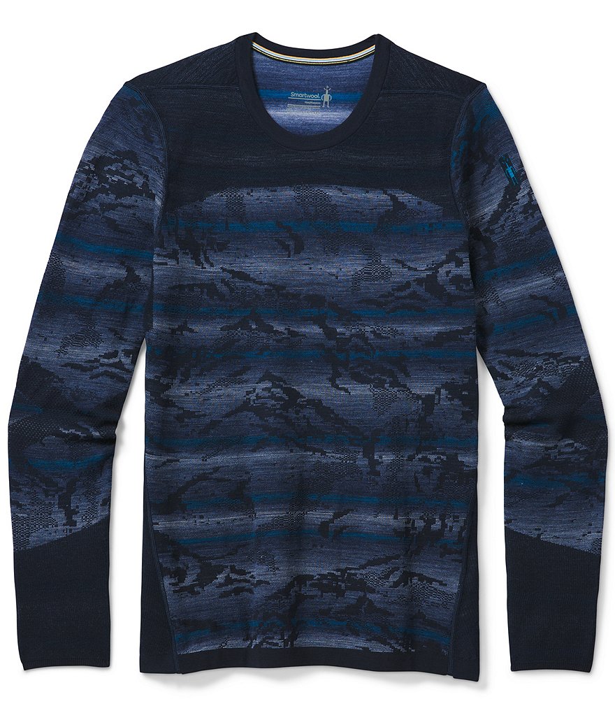 SmartWool Slim-Fit Intraknit Merino 200 Pattern Long-Sleeve Tee