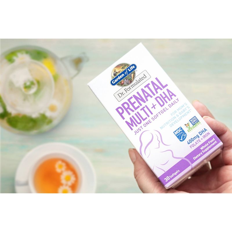 Garden of Life Dr. Formulated Prenatal Multi + DHA Softgels - 30ct