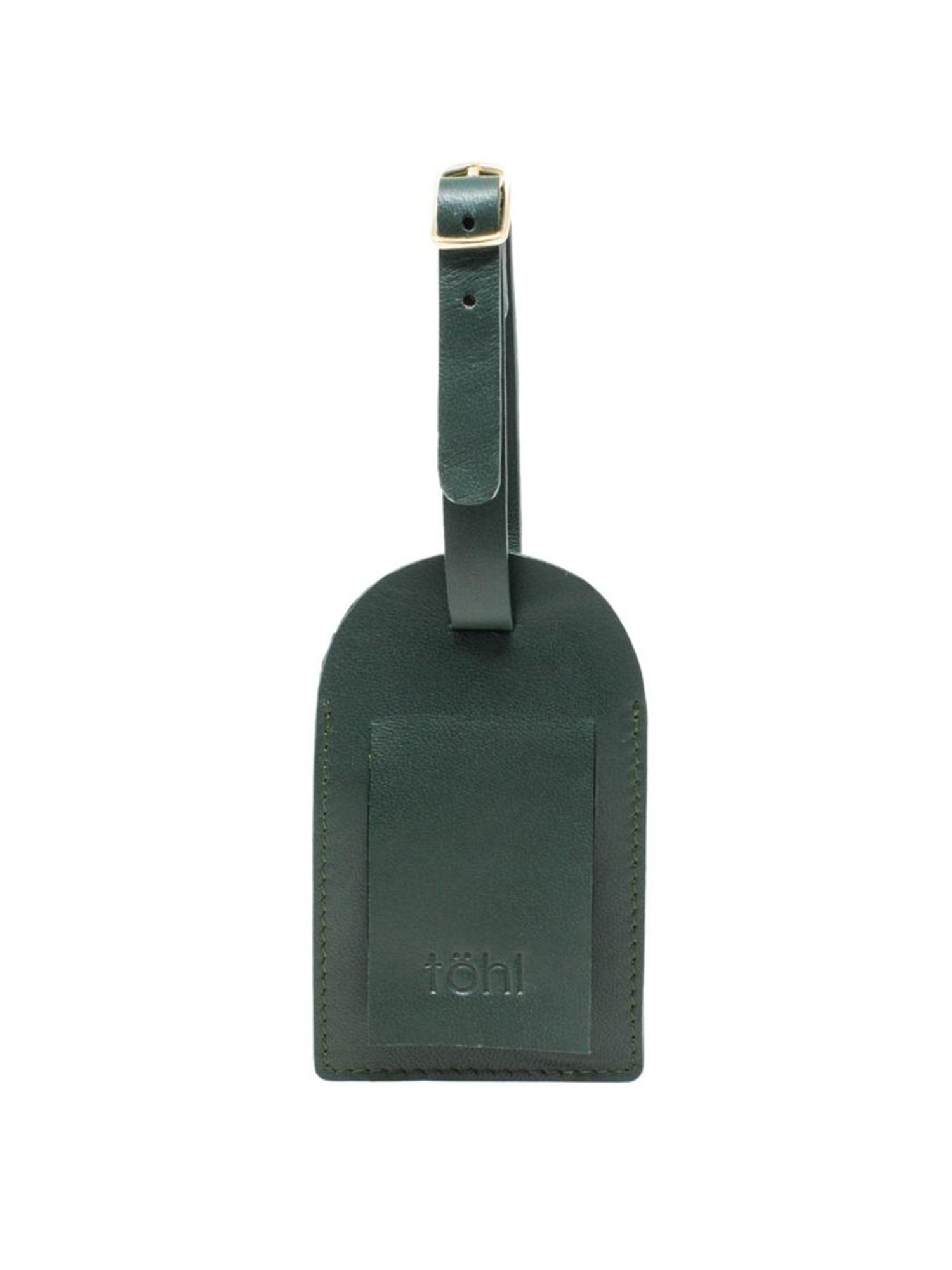 Tohl Sintra Green Casual Leather Bi-Fold Wallet,Keychain & Key Tag Set for Men