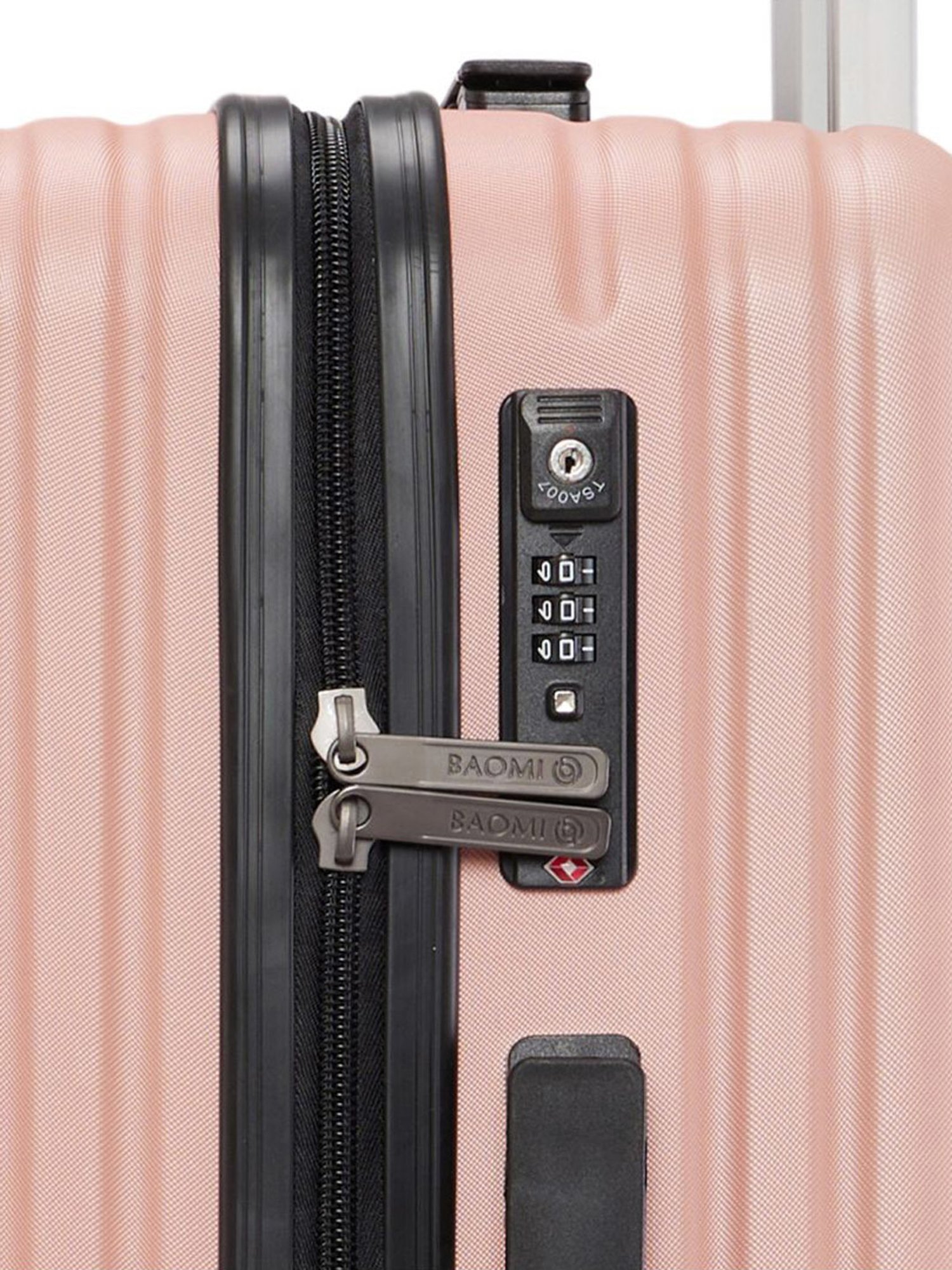 Baomi Urban Voyage Rose Gold Hard 26" Medium Luggage