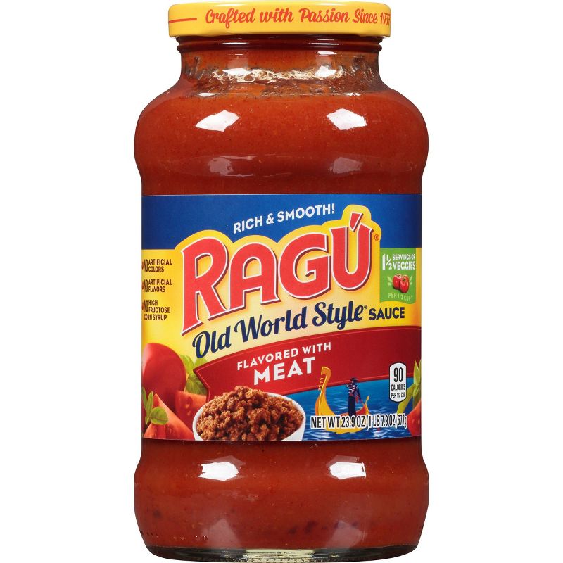 RAGU Old World Style Meat Flavored Pasta Sauce - 23.9oz