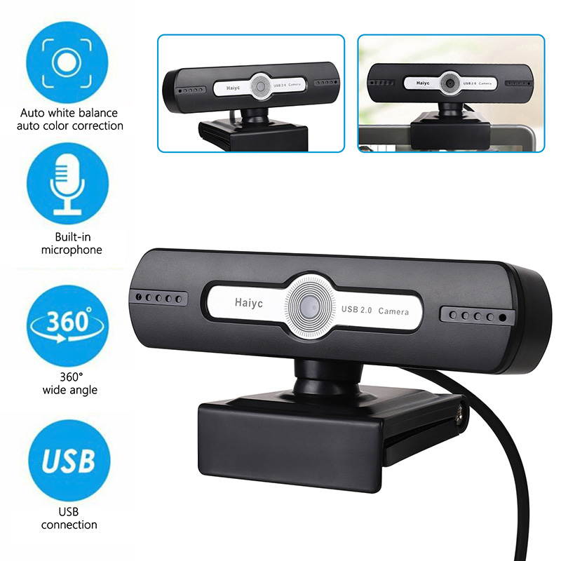 Built-in Microphone Digital Webcam USB Camera HD Webcam 720P