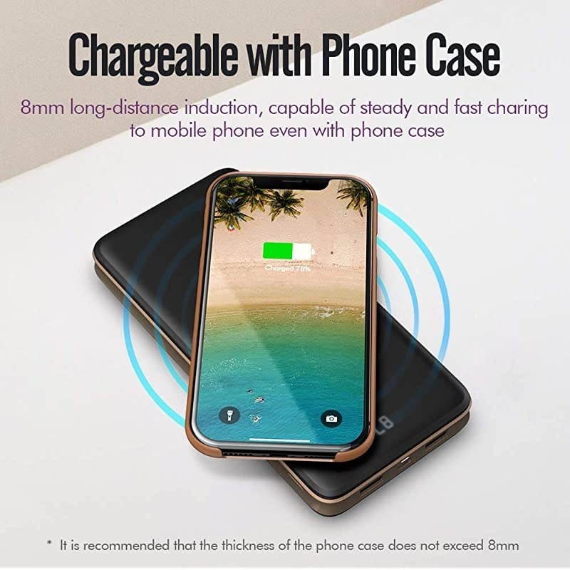 20000mAh Portable Charger Compact Power Bank External Battery Pack LED Digital Display Smart Charge Compatible with iPhone 12 Max Pro 11 XR 10 7 Plus, Samsung S10 Plus, Note 10, Tablets & More