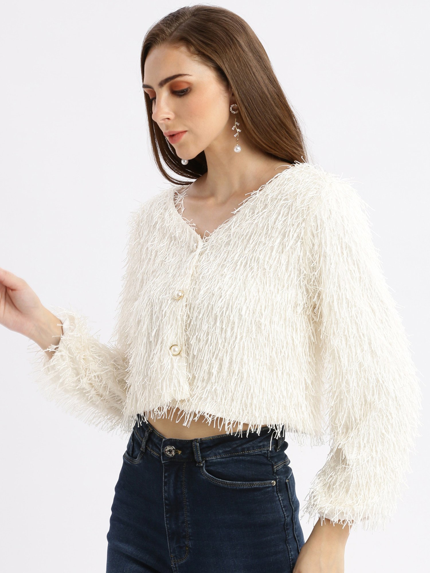 SHOWOFF Cream Shrug