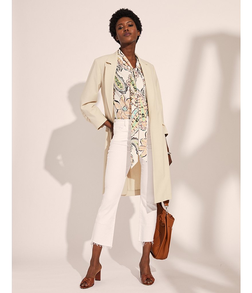 Kasper Glen Plaid Notch Lapel Two Button Front Pocket Jacket