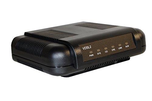 Ethernet Extender - Tupavco TEX-140S - 4-Port VDSL-2 Router 100Mbps - up to 1 Mile/7000FT over Phone Wire - Modem, Network Repeater - VDSL High Speed Broadband 100/100Mbps