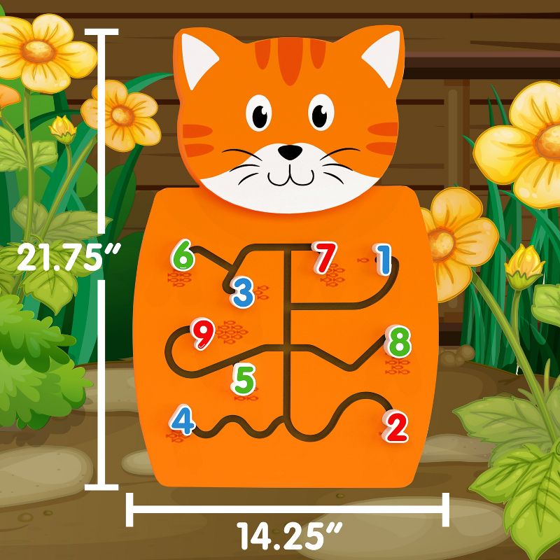 Learning Advantage Cat Activity Wall Panel