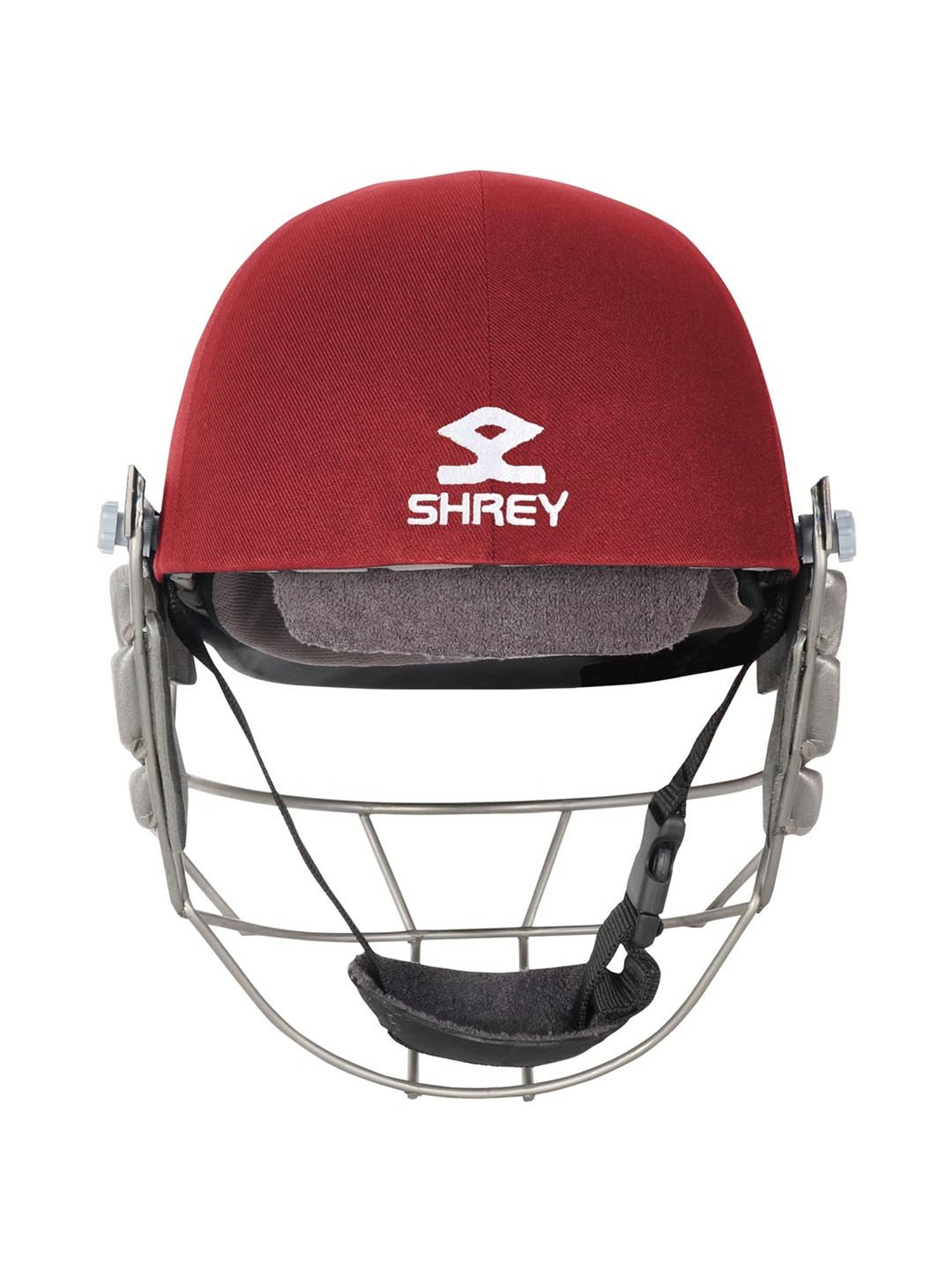 Shrey Maroon Pro Guard Titanium Cricket Helmet ( L )