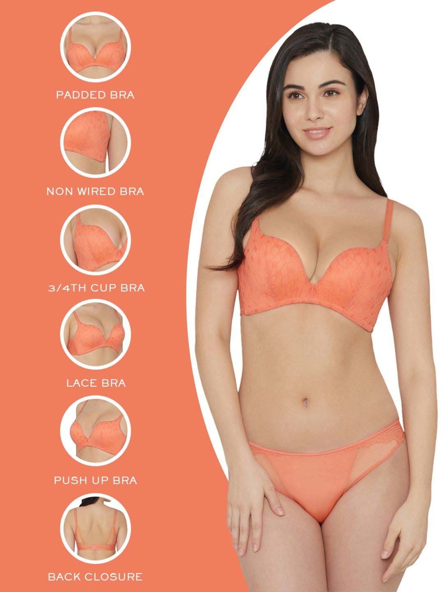 Wacoal Coral Self Pattern Push-Up Bra