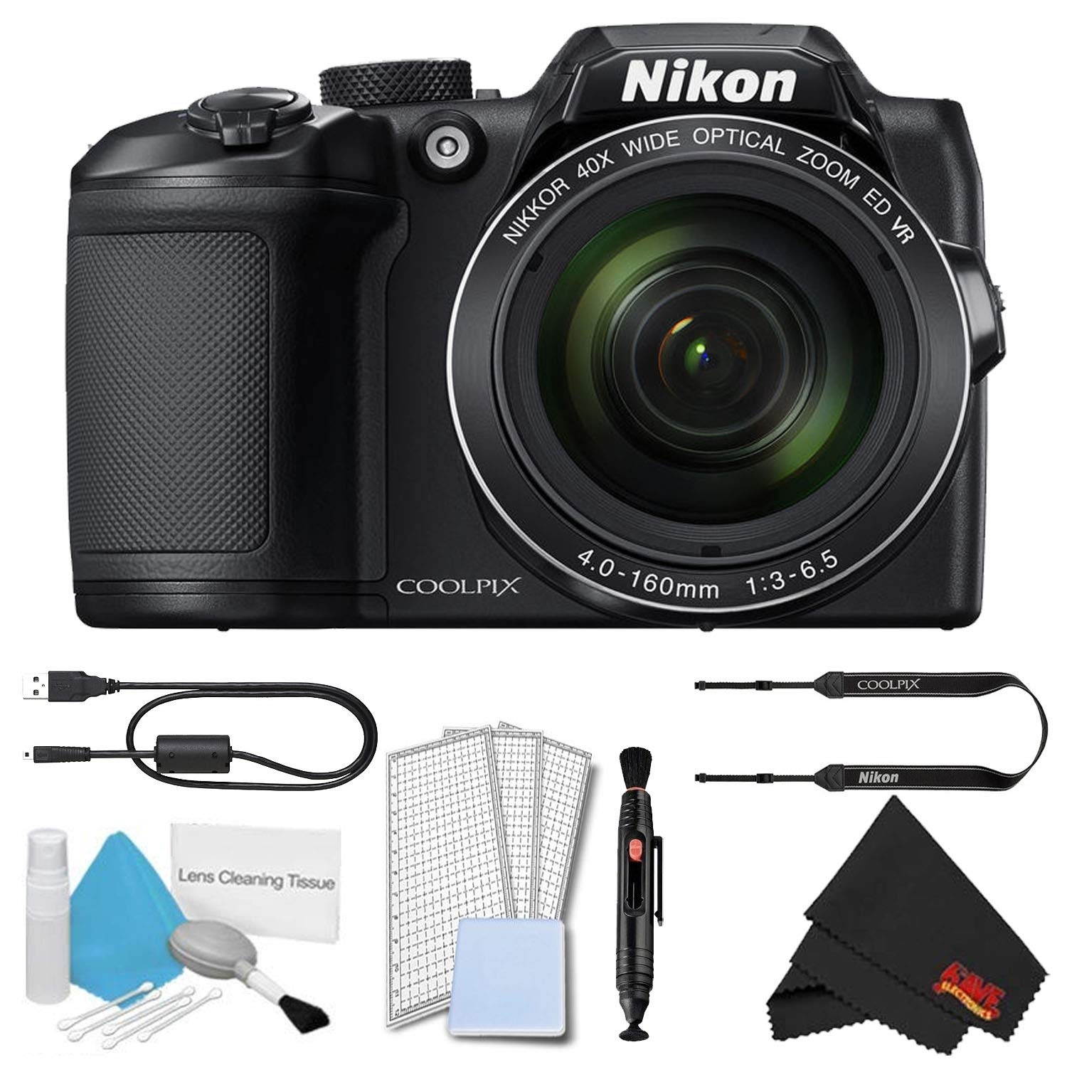 Nikon COOLPIX B500 Digital Camera (Black) Protective Kit