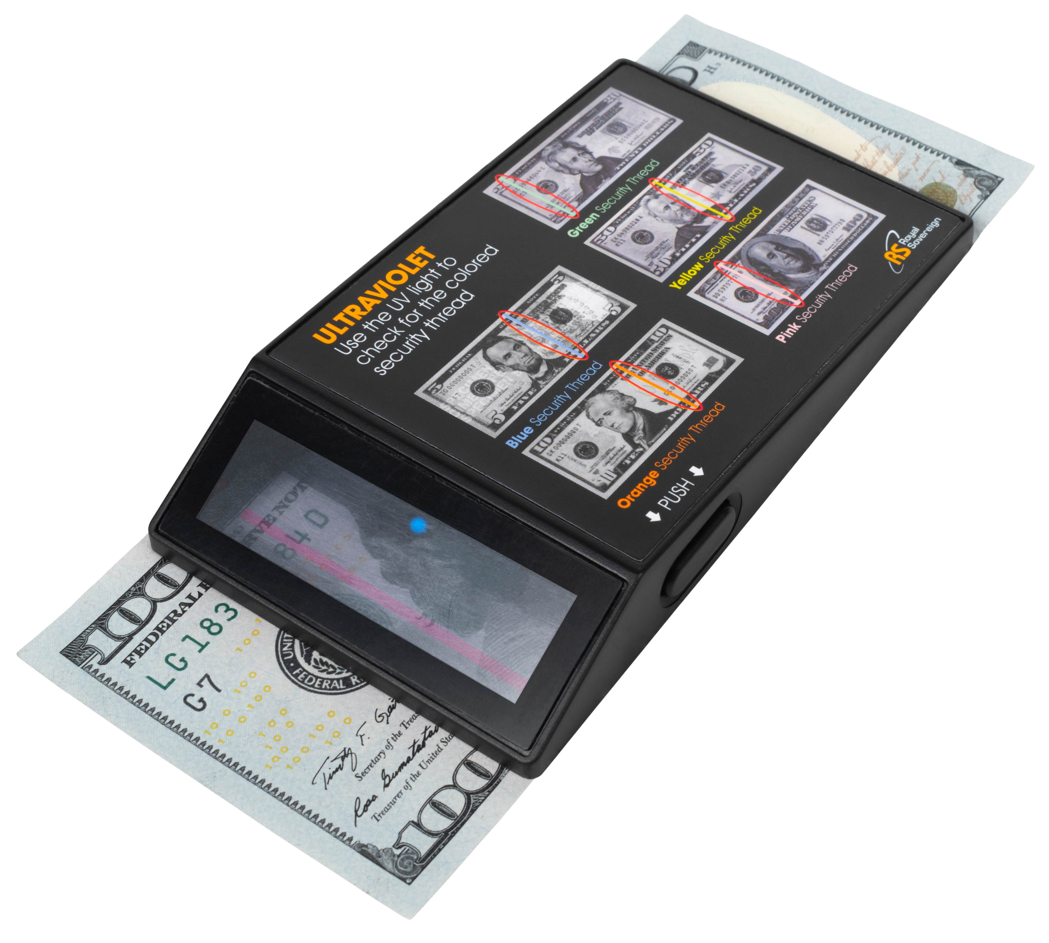 Royal Sovereign RCD-UVP Portable Ultraviolet Counterfeit Detector