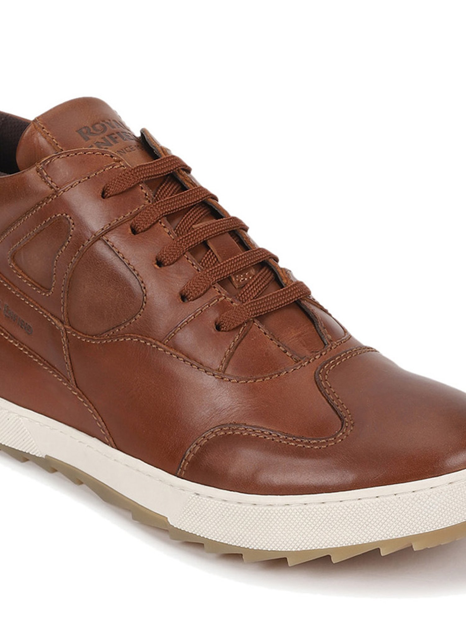 Royal Enfield Men's RAMBLE Brown Casual Sneakers