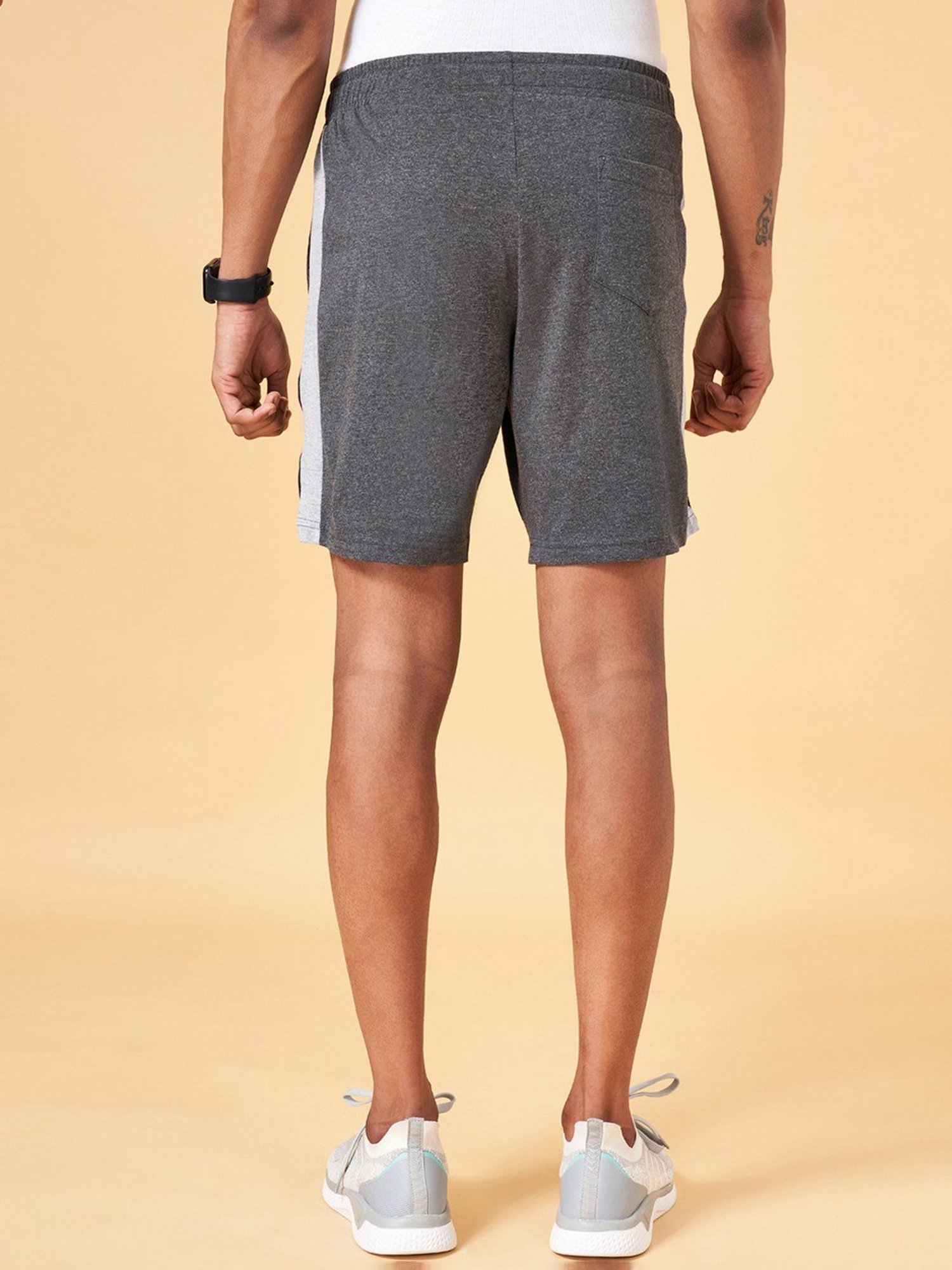 Ajile by Pantaloons Grey Slim Fit Shorts