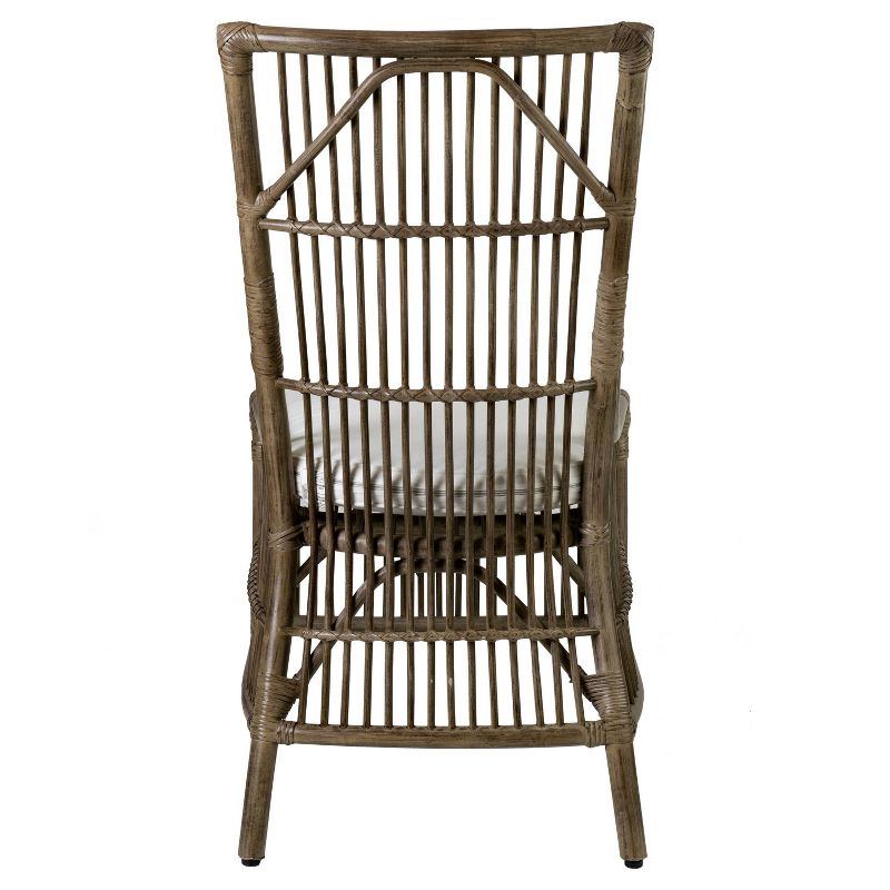 Set of 2 Lola Rattan Dining Chair Brown - East At Main