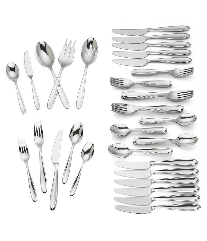 Lenox Cantera 65-Piece Stainless Steel Flatware Set