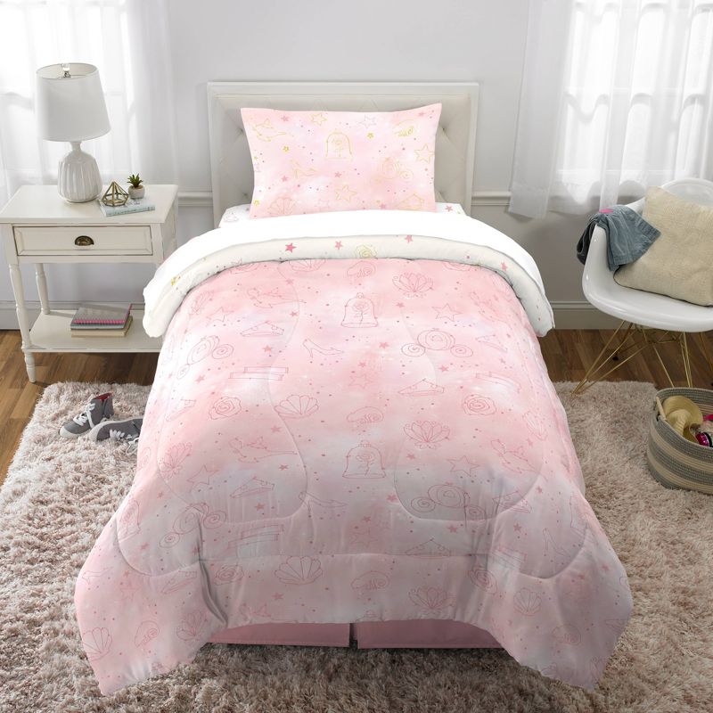 Twin Disney Princess Lead with Your Heart Bedding Bundle