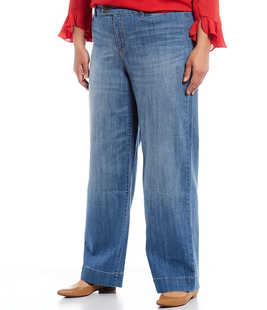 Democracy Plus Size Ab-Solution Capri Skimmer Jean