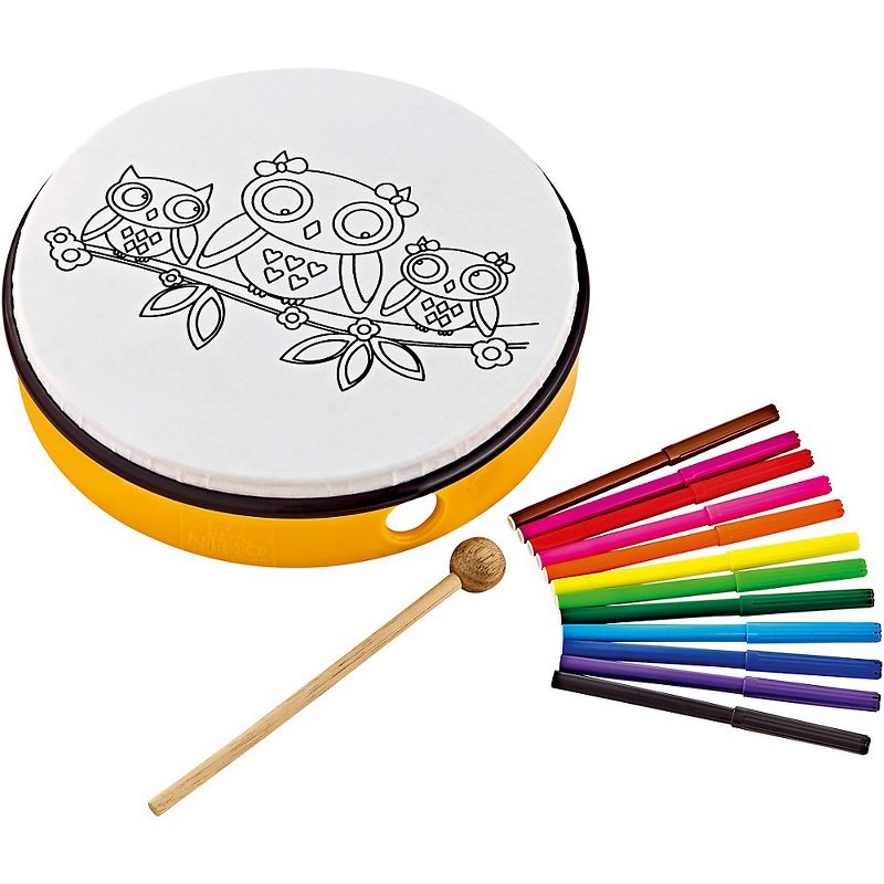 Nino Customizable ABS Hand Drum With Owl Design