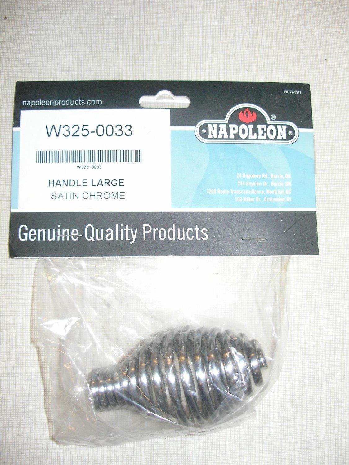Napolean Wood Stove Replacement Nickel Finish Coil Handle End 1/2