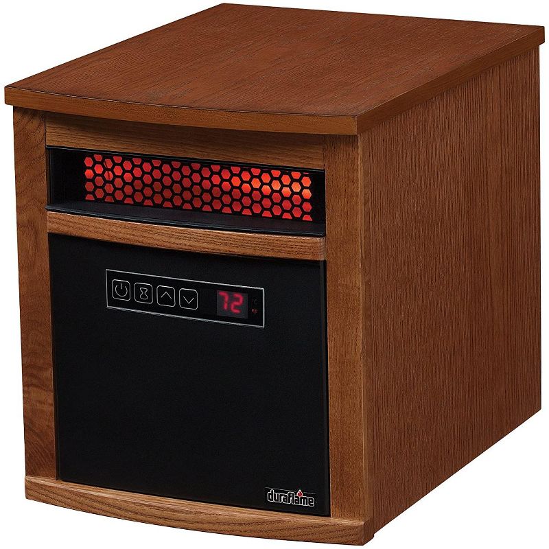 Duraflame Dixie 1,000 Sq. Ft. Portable Infrared Heater in Oak- 9HM8101-O142