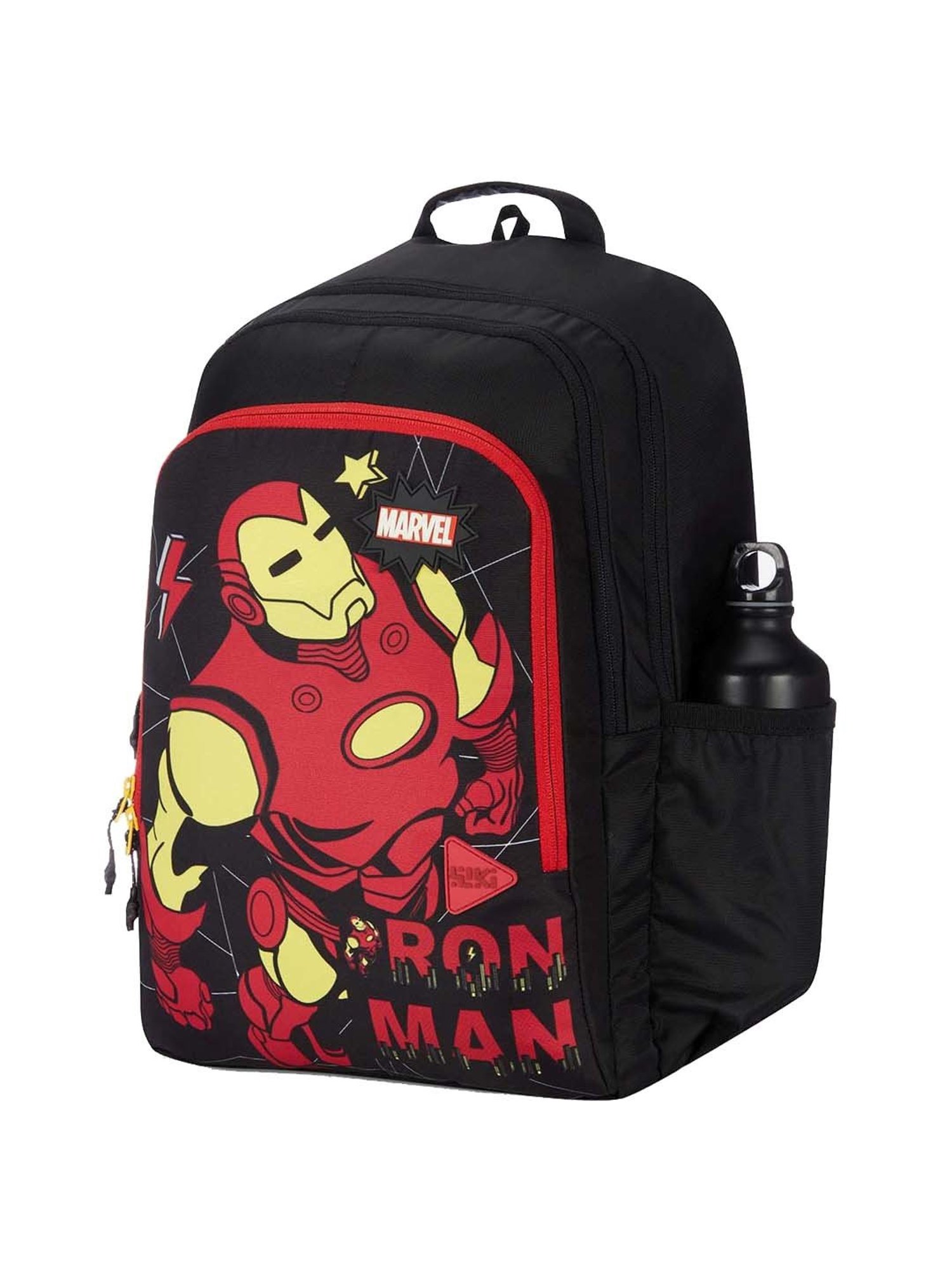 Wiki 24 Ltrs Black Medium Backpack