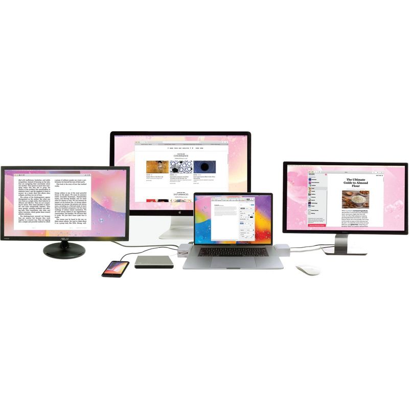 LandingZone For the 15-inch MacBook Pro with Touch Bar - for Notebook - 140 W - Proprietary Interface - 6 x USB Ports - Network (RJ-45) - HDMI