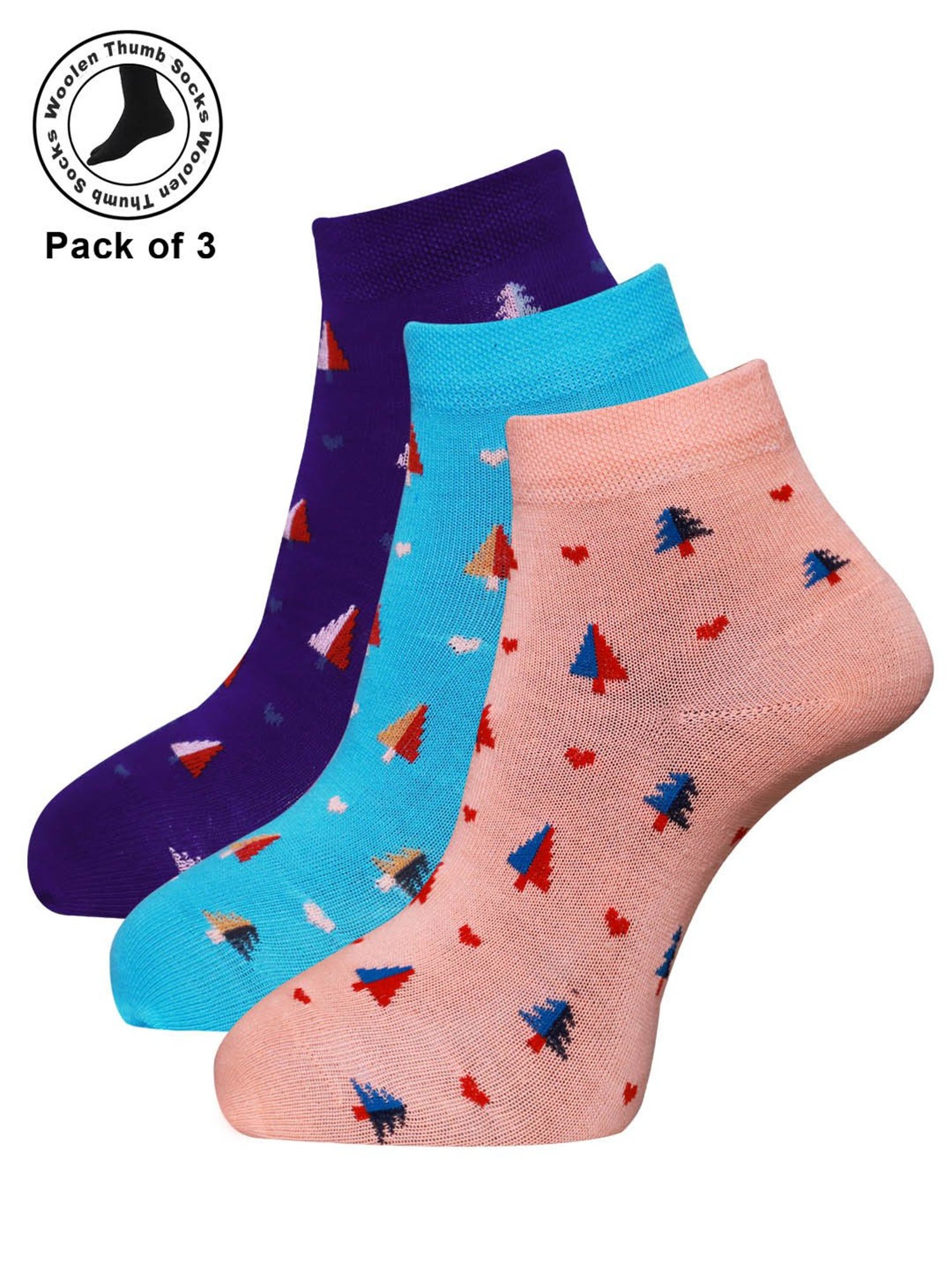 Dollar Assorted Socks - Pack of 3