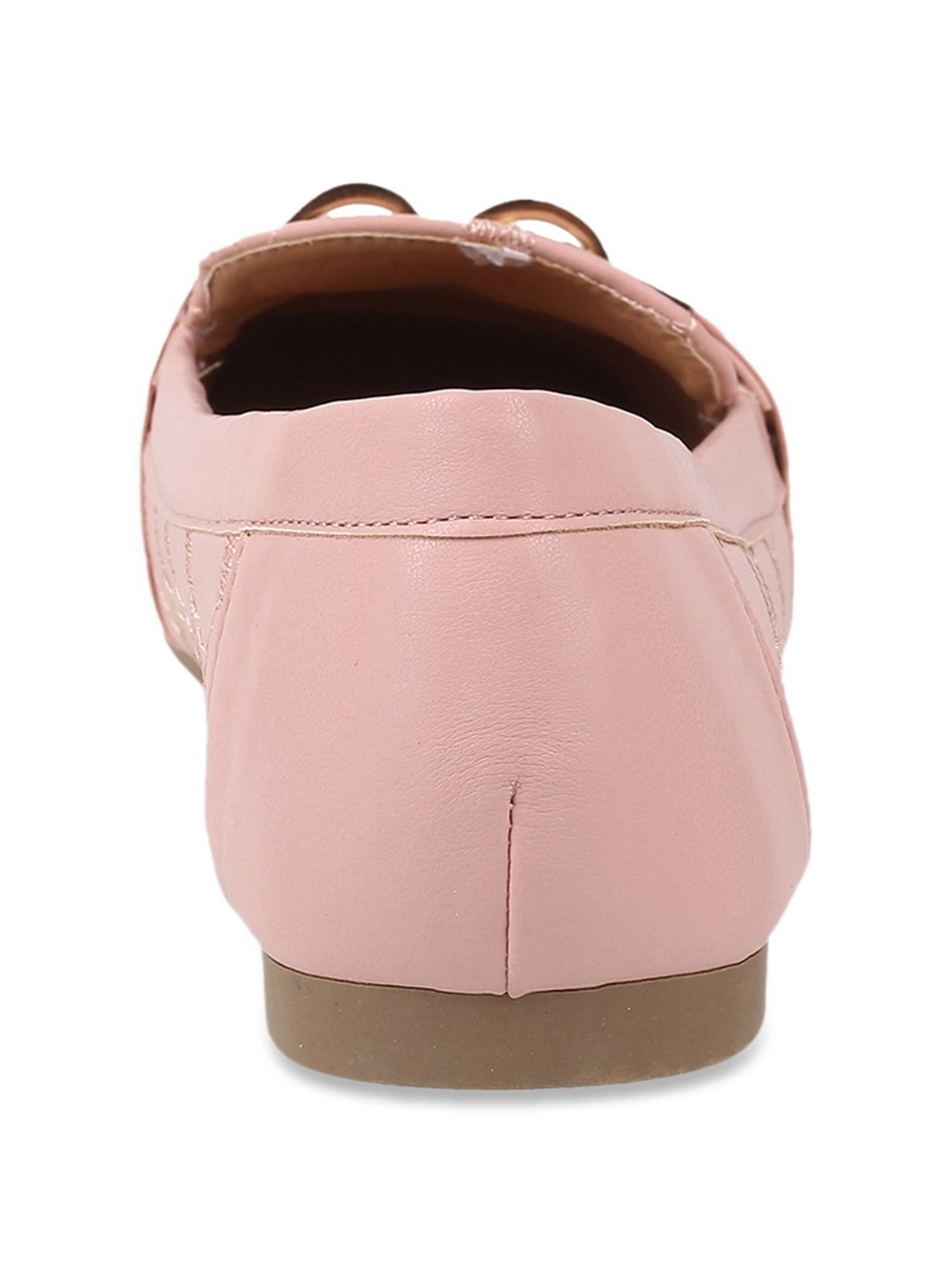 Mochi Women's Pink Casual Loafers