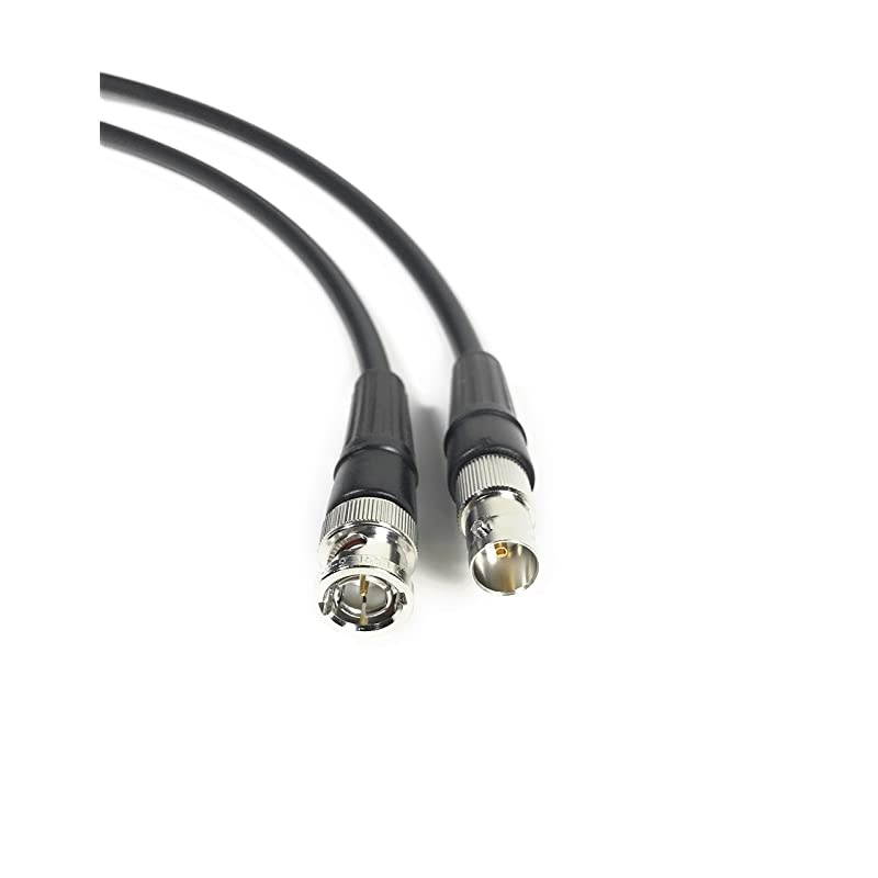 3G HD SDI BNC Extension RG59 Cable Male to Female Black 10ft