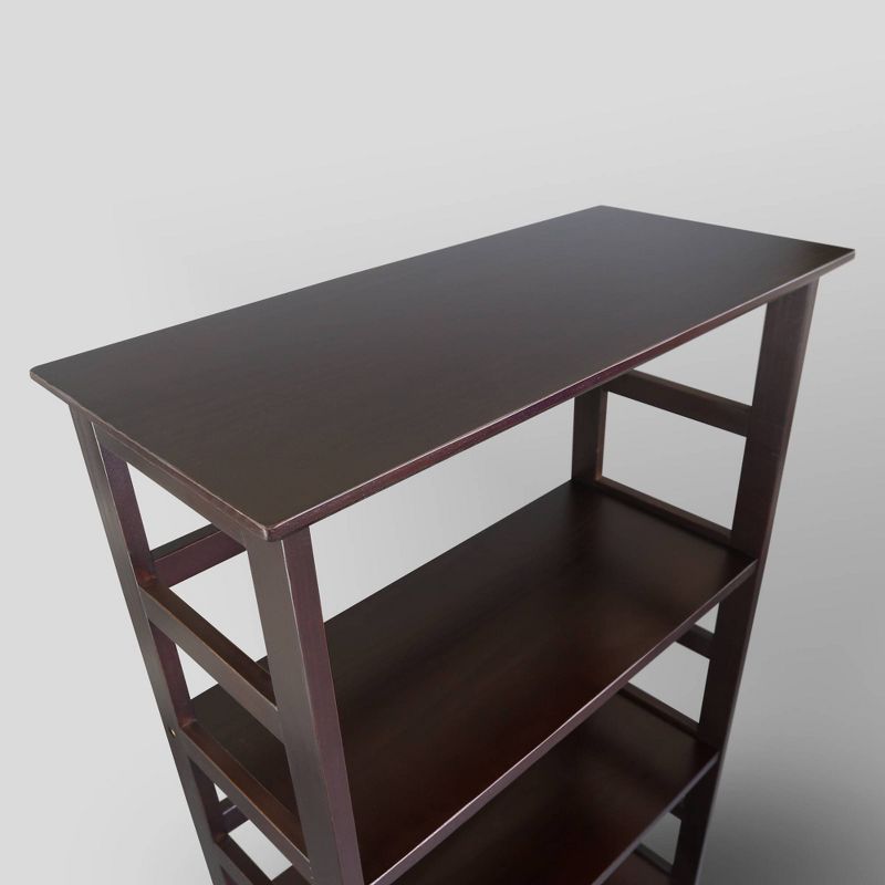 42" 4 Shelf Bookcase Espresso - Flora Home