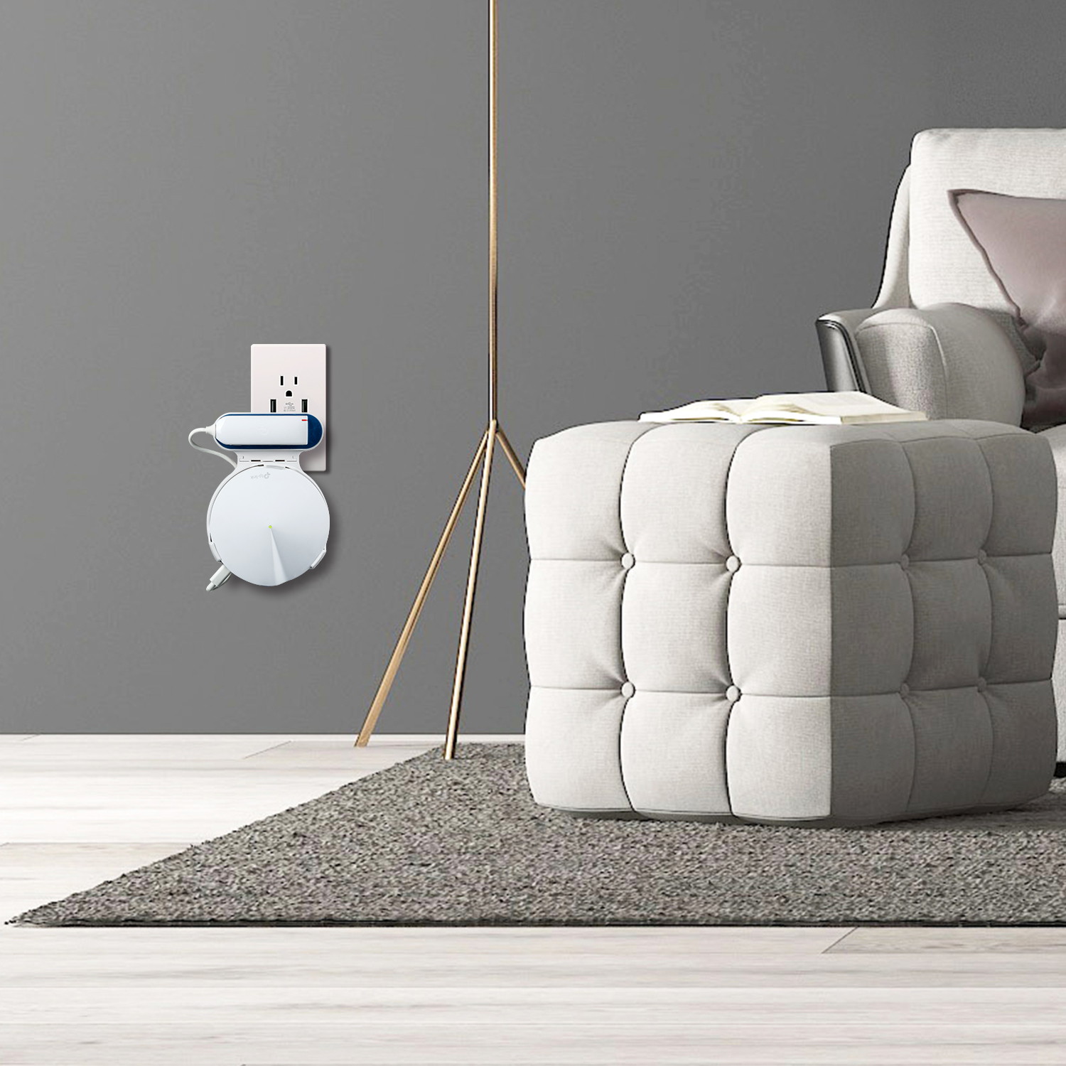 STANSTAR Wall Mount for TP-Link Deco P7 Home Mesh WiFi System, Sturdy Brackets, Easy Moved, Space Saving