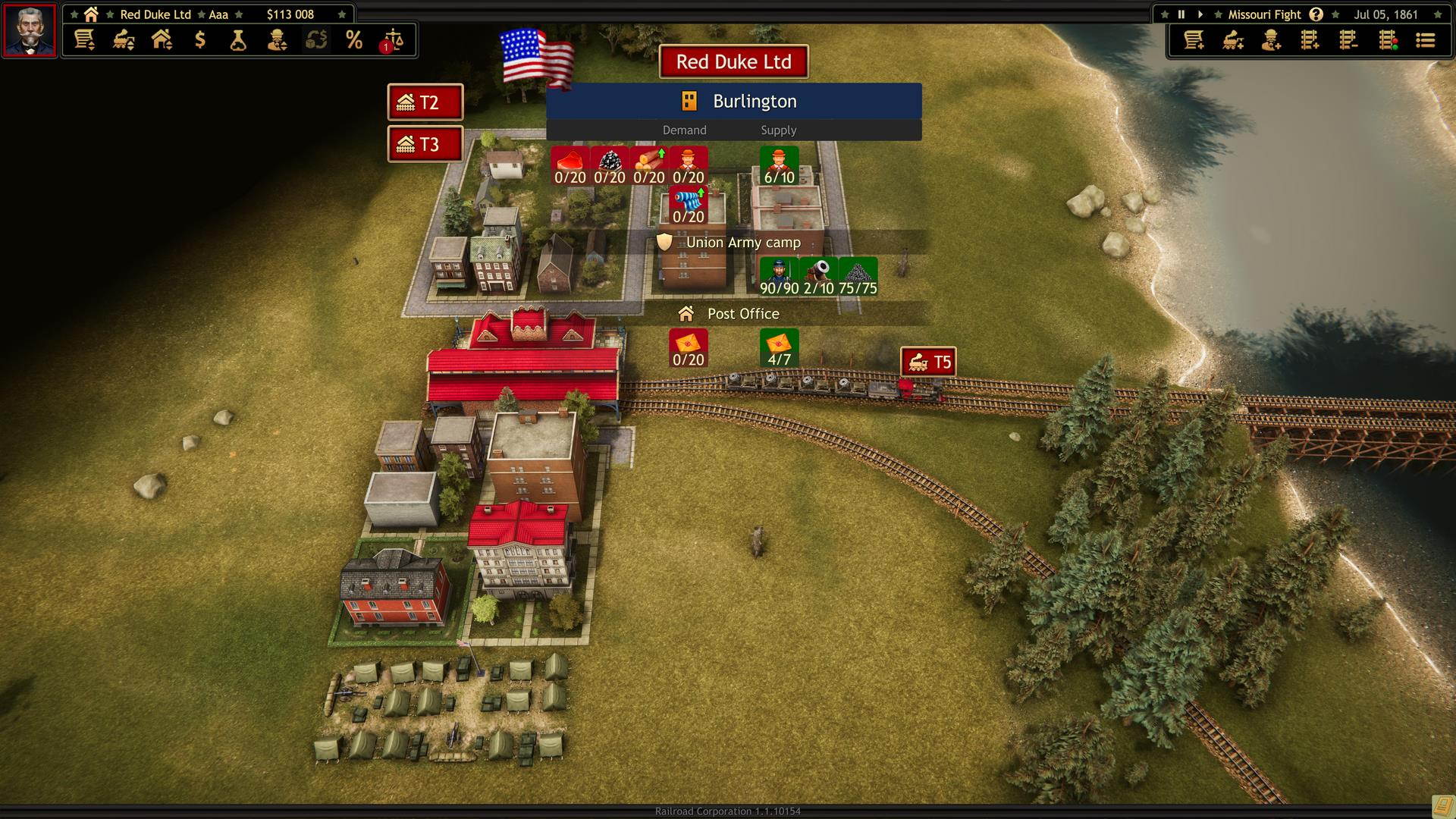 Railroad Corporation - Civil War  [Online Game Code]