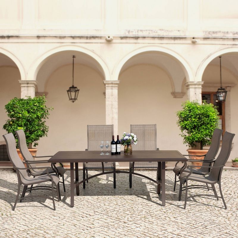 7pc Testilene Outdoor Dining Set - Nuu Garden