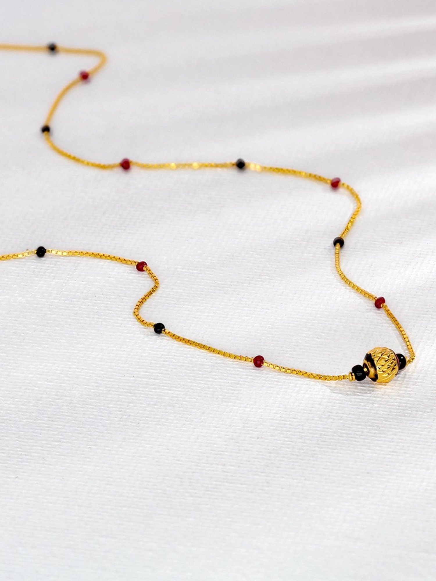 P.N.Gadgil Jewellers Noir Grace 22k Gold Mangalsutra