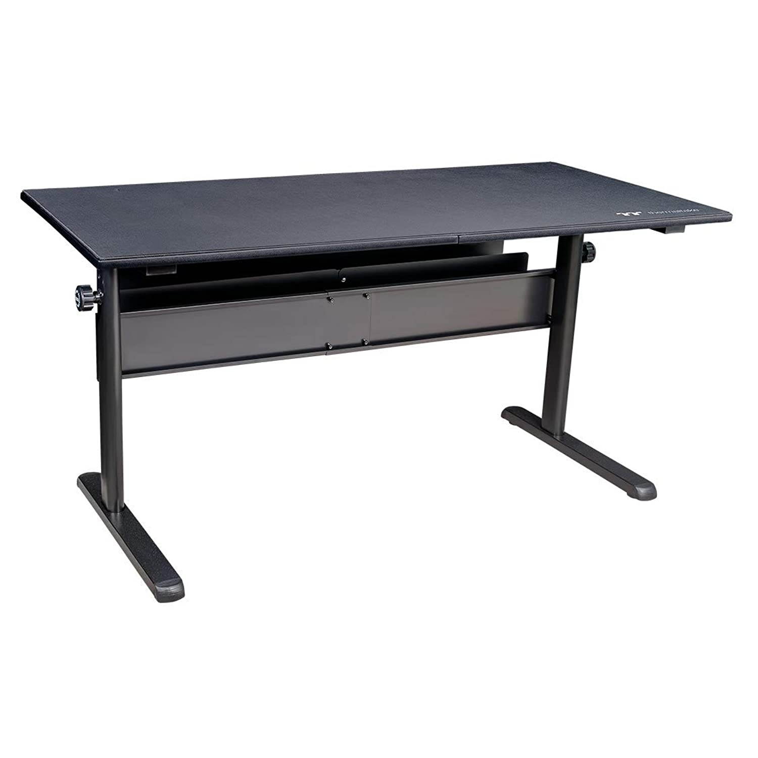 Thermaltake Tt Gaming Level 20 Gt Battlestation Computer Gaming Desk, Adjustable Heights, Scratch Resistant Surface, Full-Sized Desk Mat, GD-LBS-BRHANX-01