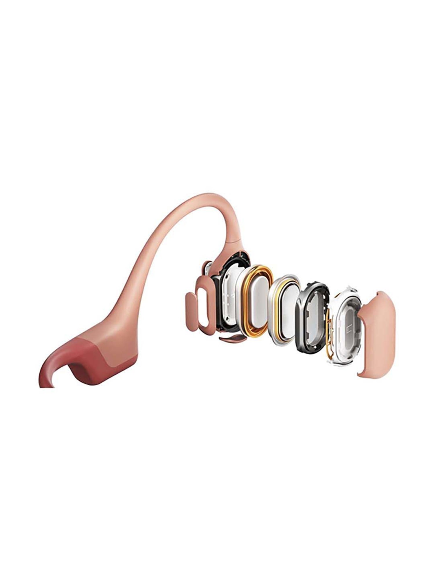 Shokz OpenRun Pro Open-Ear Bluetooth Bone Conduction Sport Headphones (Pink)